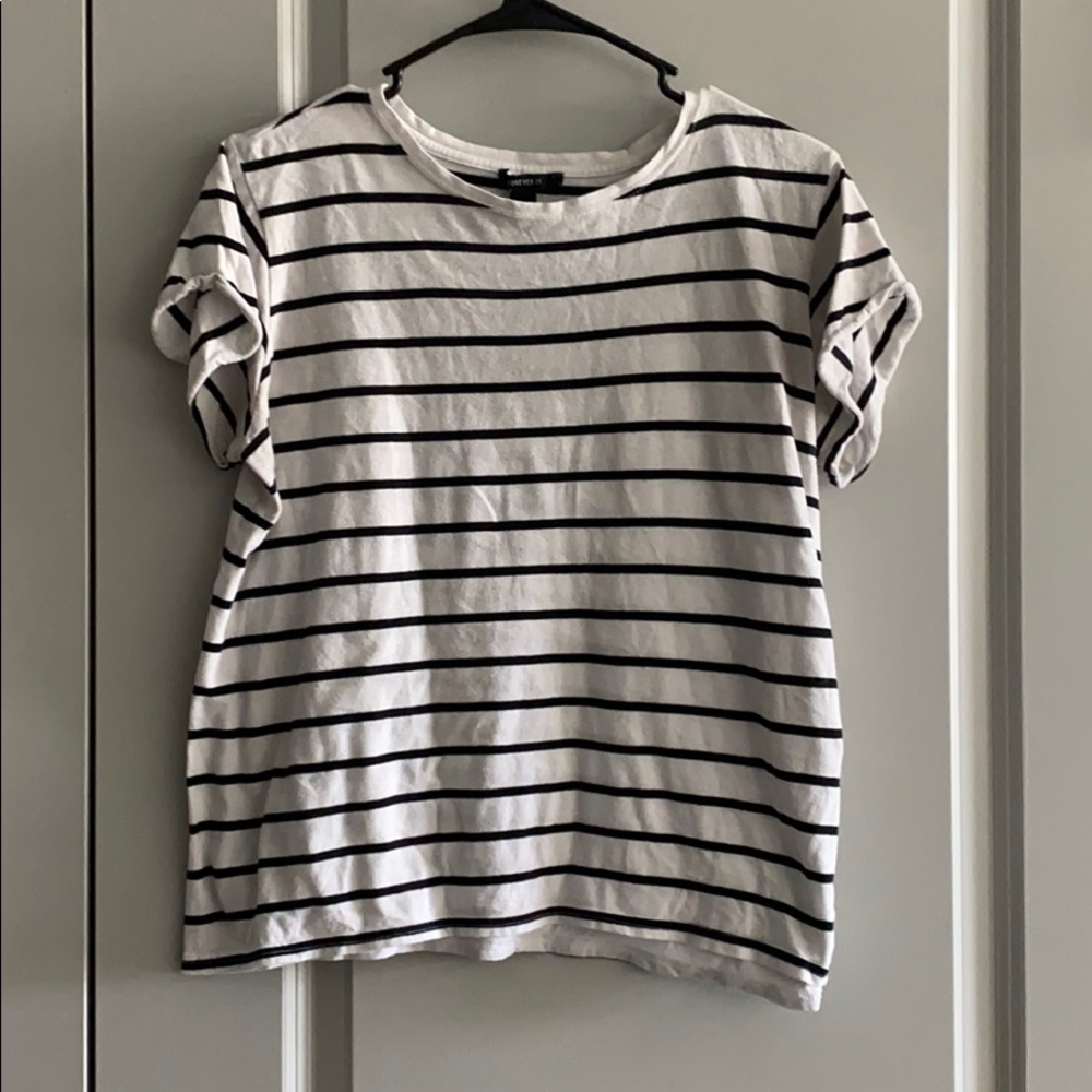 Forever 21 Black and White Top